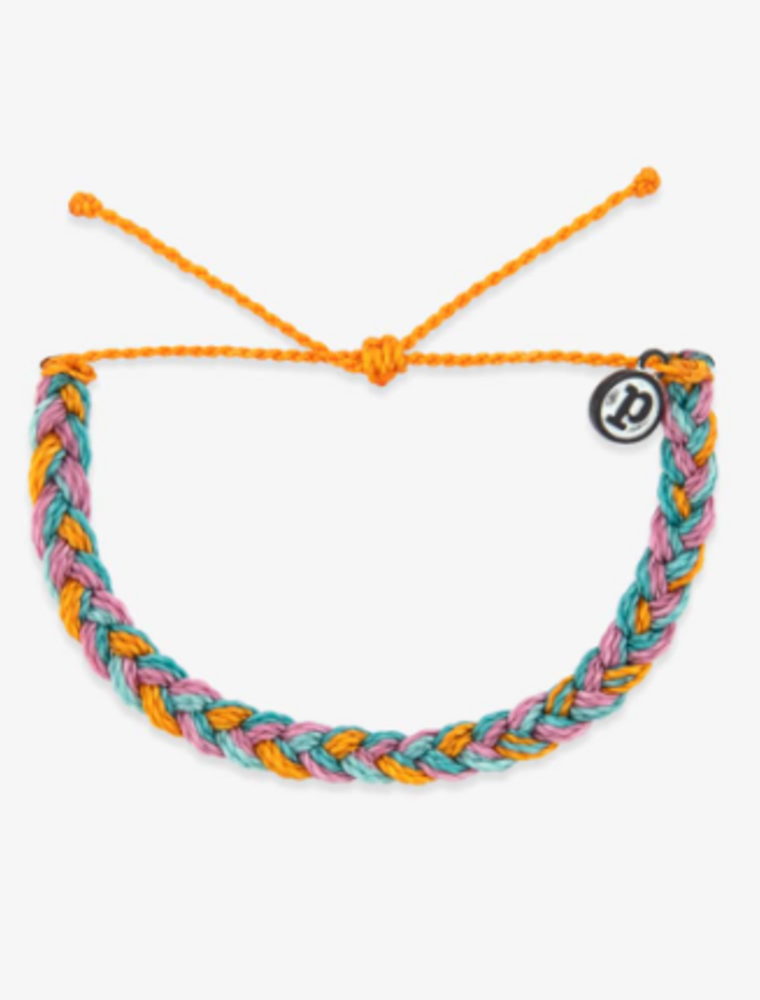 PURA VIDA Multi Braided Bracelet in Canary