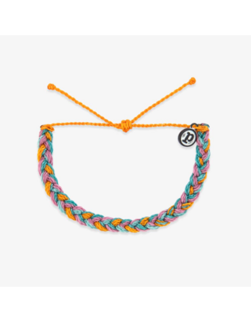 PURA VIDA Multi Braided Bracelet in Canary