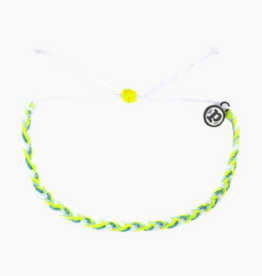 PURA VIDA Mini Braided Bracelet in Neon Sky