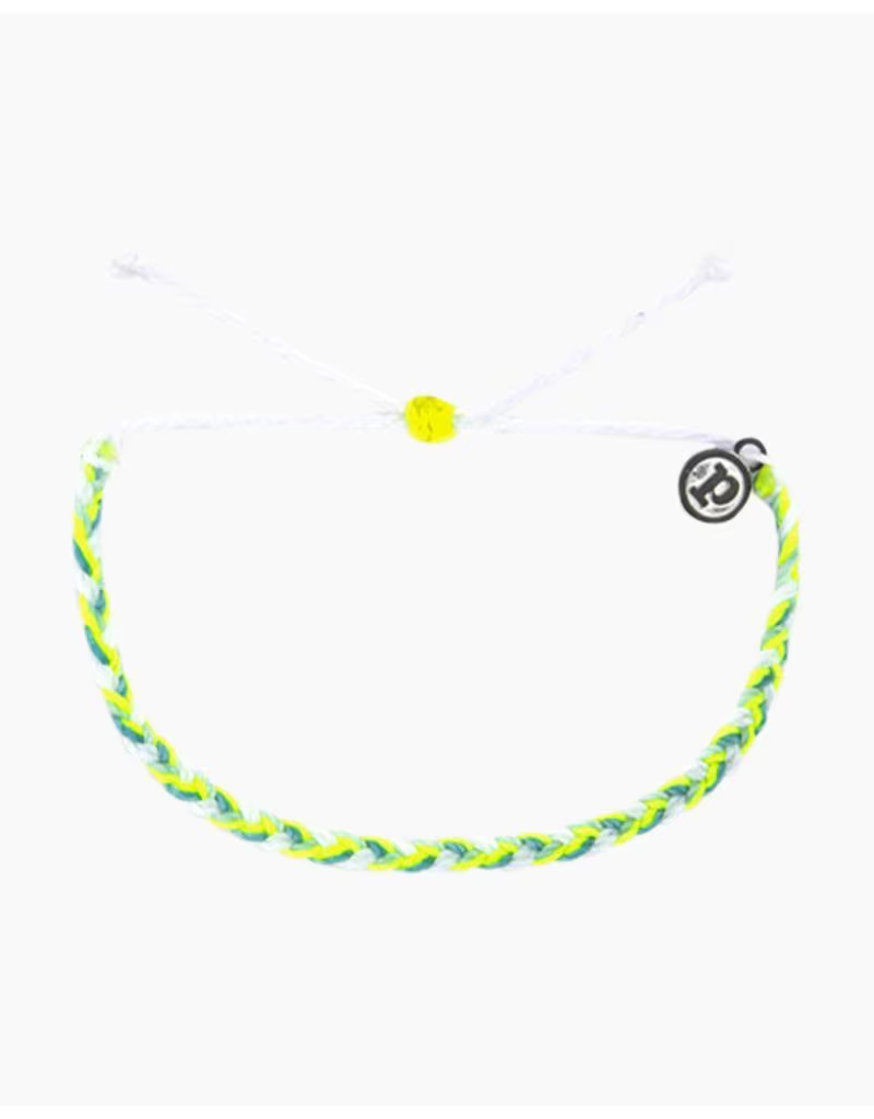 PURA VIDA Mini Braided Bracelet in Neon Sky