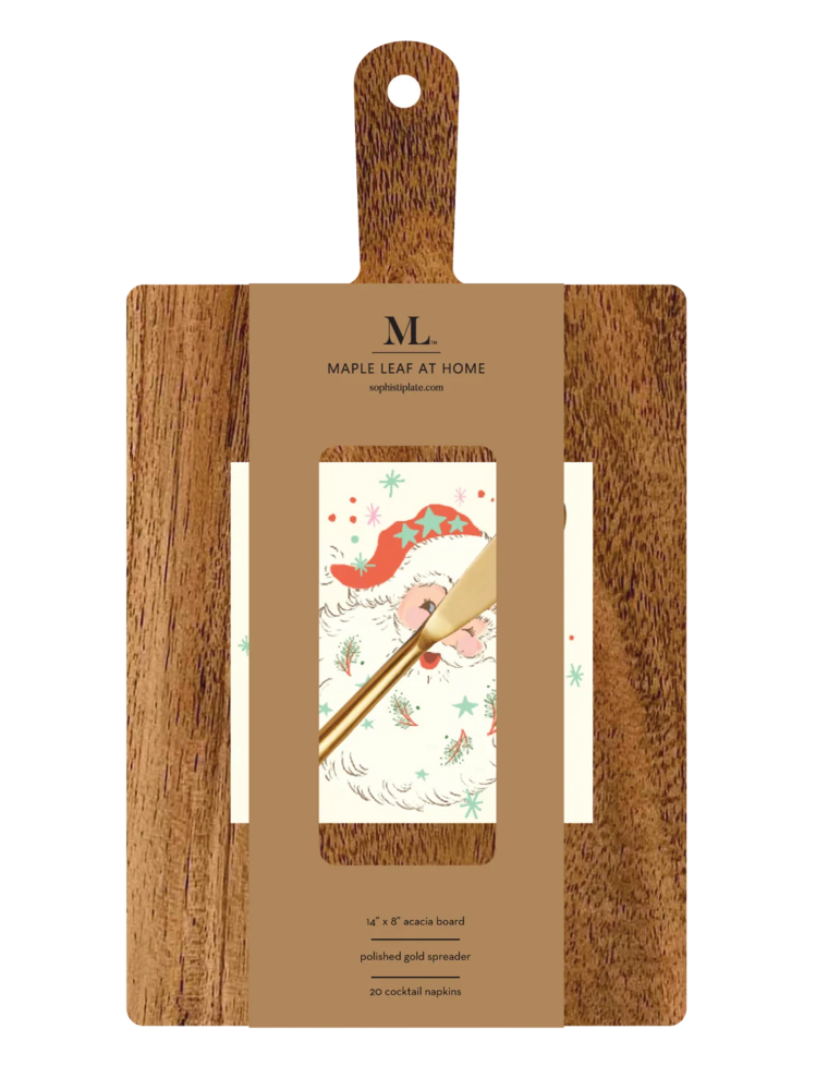 Vintage Santa Board Gift Set