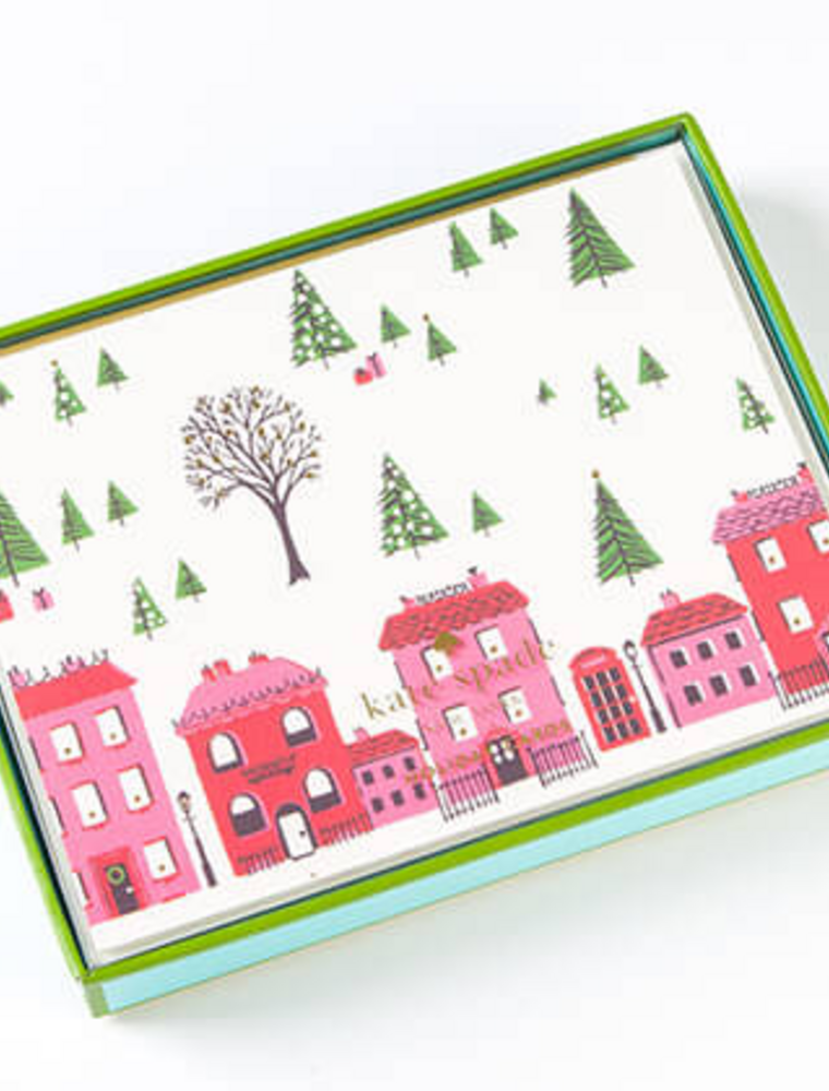 Village Holiday Card Set of 10