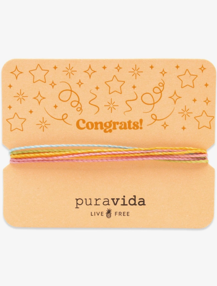 PURA VIDA Congrats Bracelet