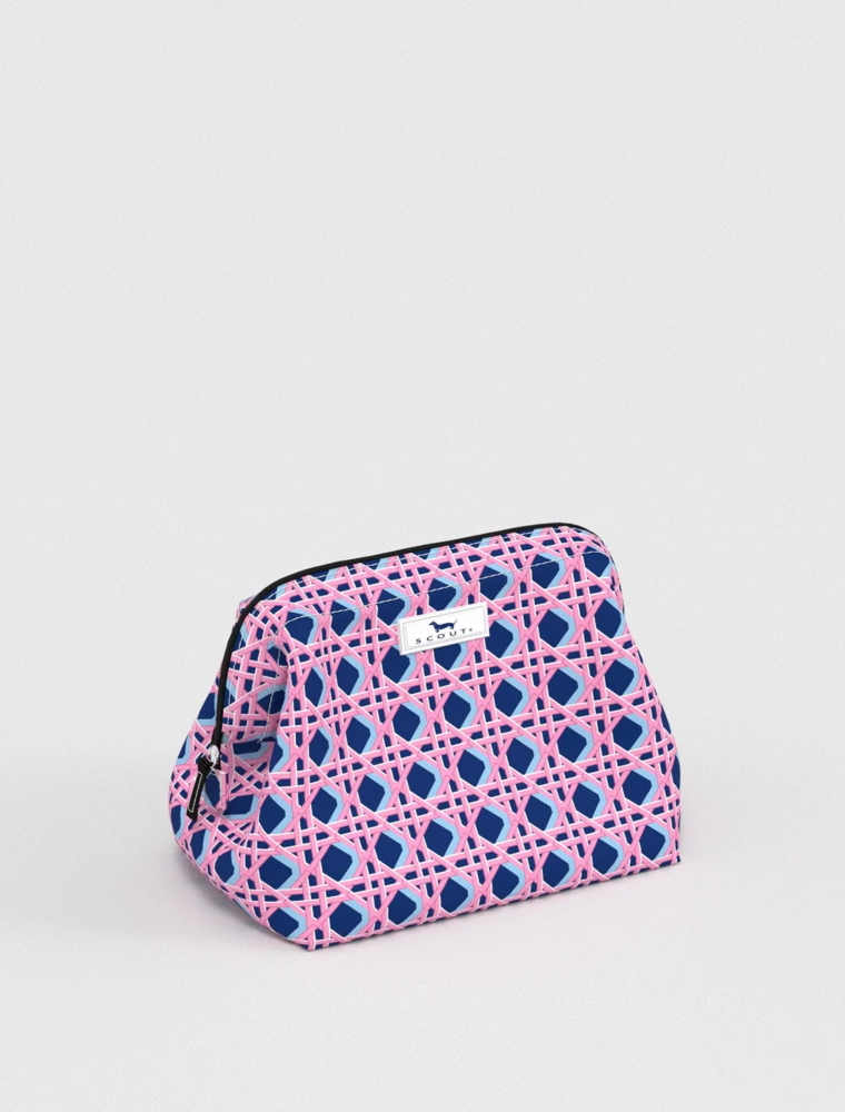 SCOUT Little Mouth Makeup Bag in Wisteria Cane