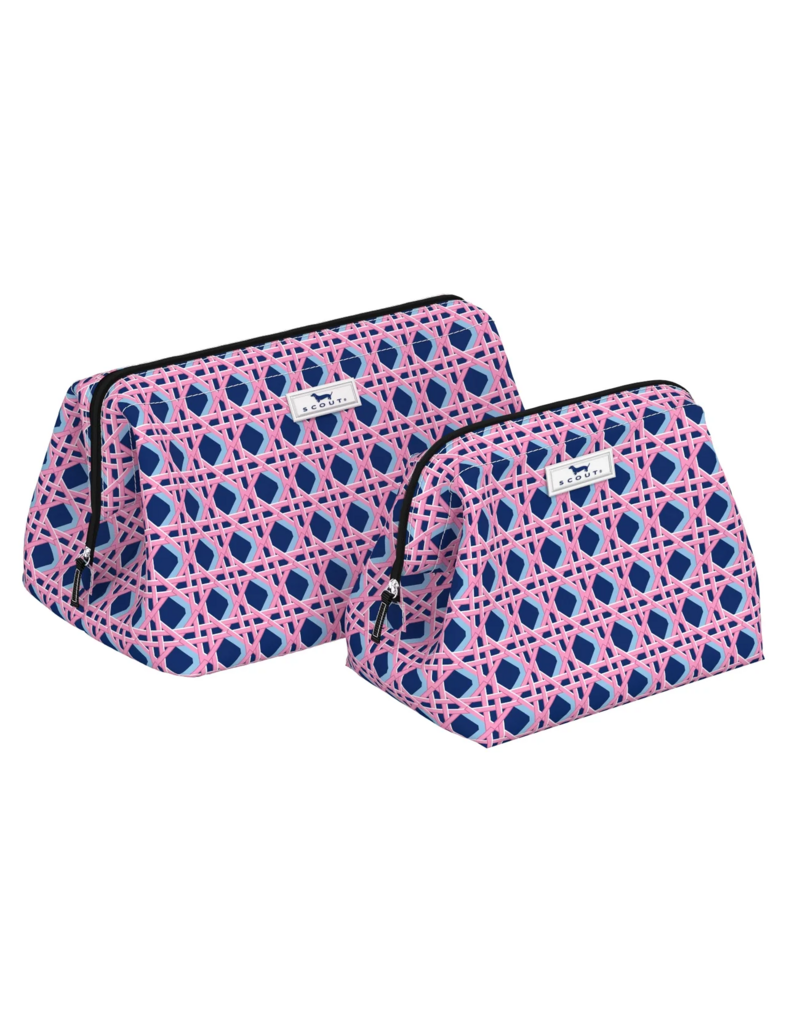 SCOUT Little Mouth Makeup Bag in Wisteria Cane