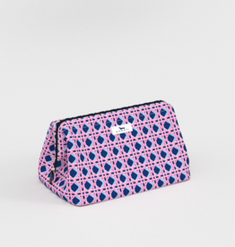 SCOUT Big Mouth Makeup Bag in Wisteria Cane