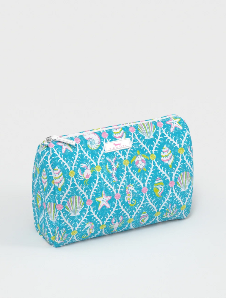 SCOUT Packin' Heat Makeup Bag in Aqua La Vista