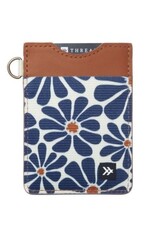 THREAD WALLETS V-SU24-08 VERTICAL LEATHER WALLET EMMELINE NAVY