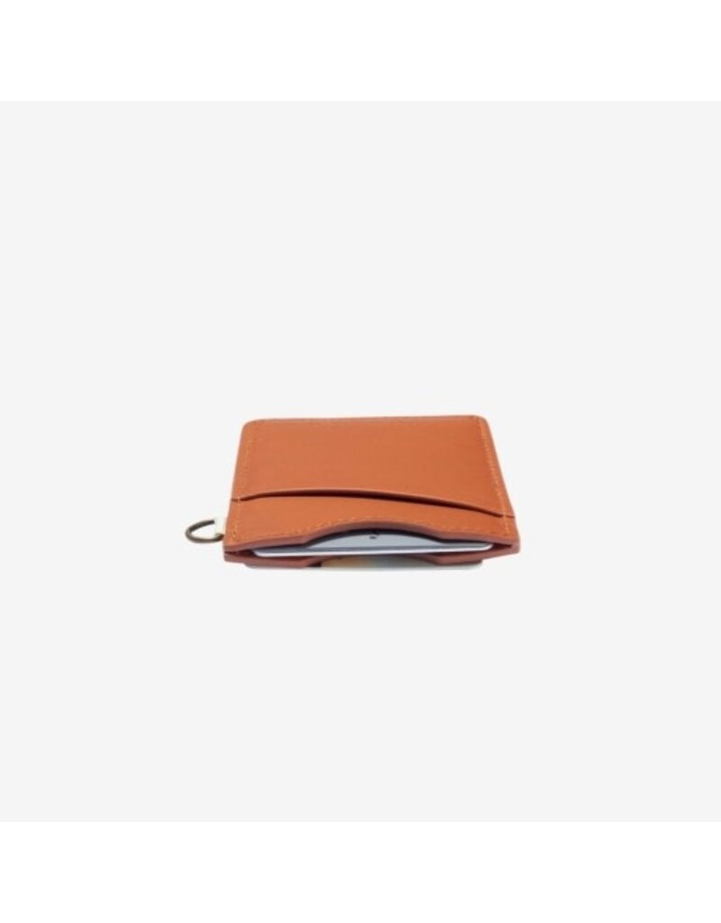 THREAD WALLETS V-SU24-08 VERTICAL LEATHER WALLET EMMELINE NAVY
