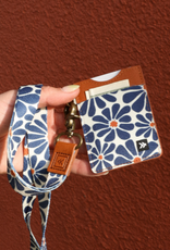 THREAD WALLETS V-SU24-08 VERTICAL LEATHER WALLET EMMELINE NAVY