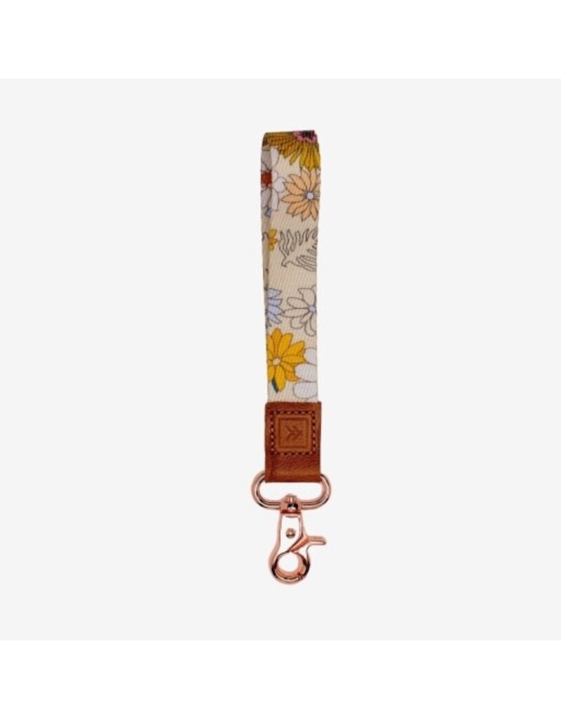 THREAD WALLETS Wrist Lanyard in Blossom