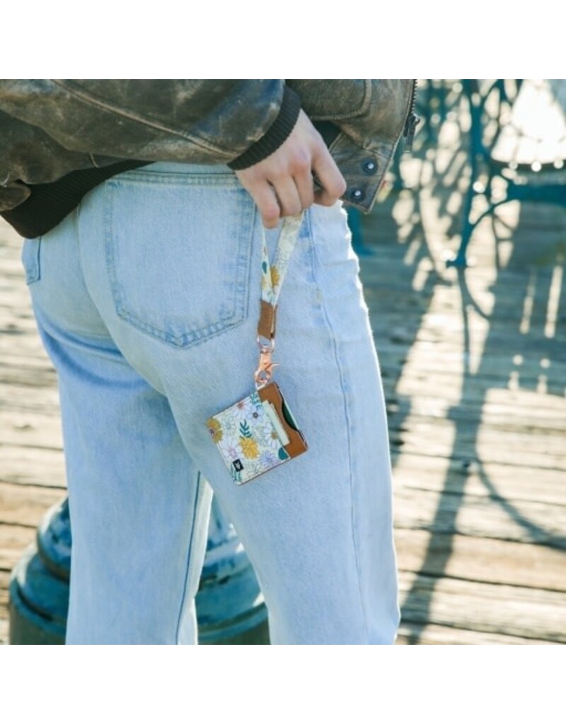 THREAD WALLETS Wrist Lanyard in Blossom
