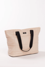 SCOUT Layover Box Quilted Tote Bag in Putty