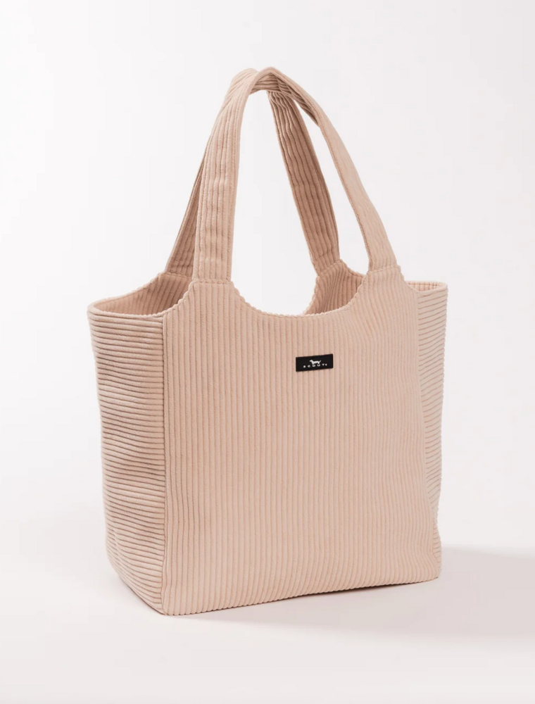 SCOUT Day Out Tote Corduroy Bag in Putty