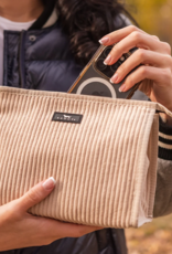 SCOUT Audrey Corduroy Pouch in Putty