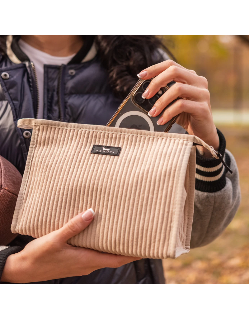 SCOUT Audrey Corduroy Pouch in Putty