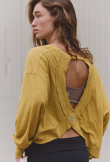 FREE PEOPLE MOVEMENT My Time Layer in Dried Palm