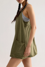 FREE PEOPLE MOVEMENT Hot Shot Mini Dress in Terrain