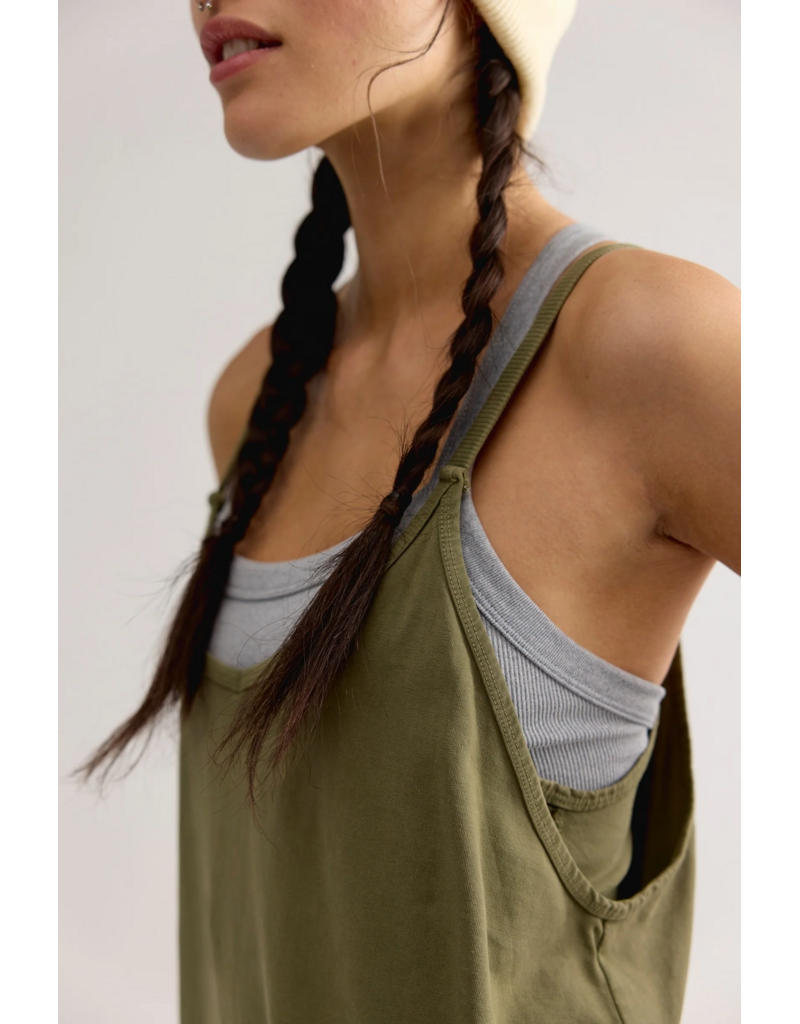 FREE PEOPLE MOVEMENT Hot Shot Mini Dress in Terrain