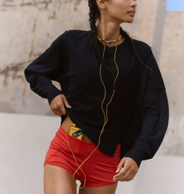 FREE PEOPLE MOVEMENT All My Love Long Sleeve in Black