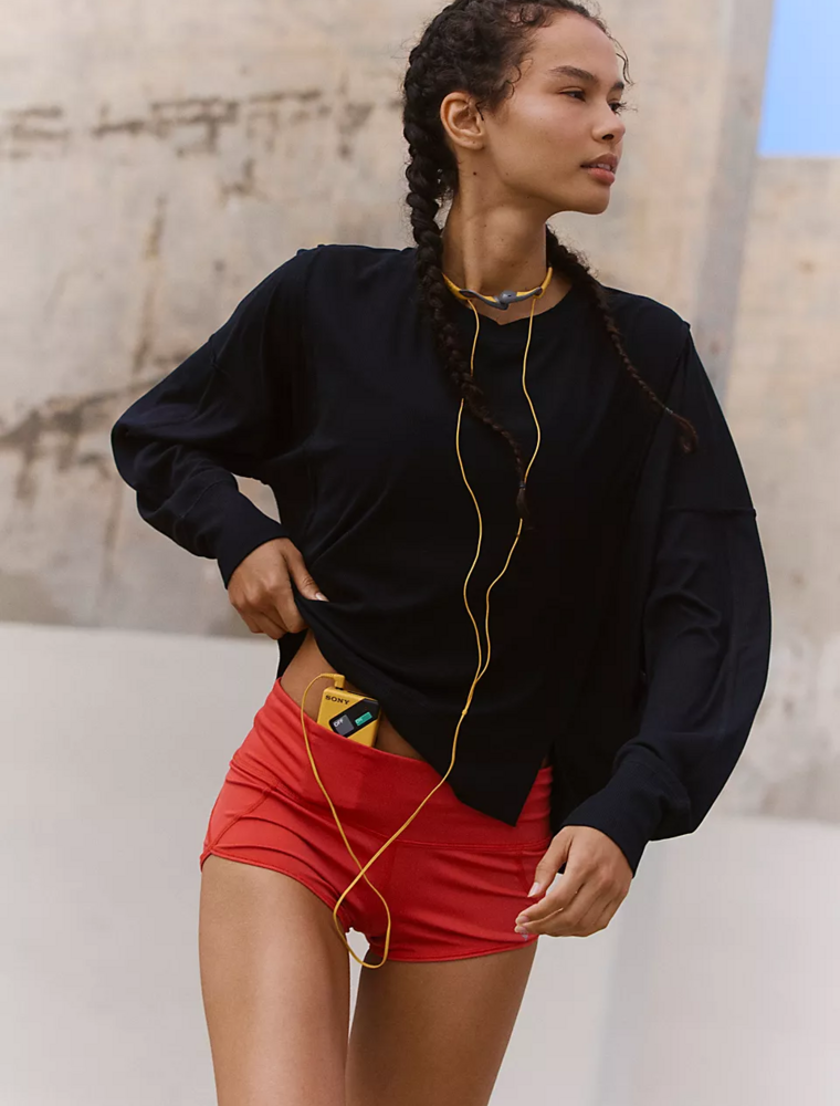 FREE PEOPLE MOVEMENT All My Love Long Sleeve in Black