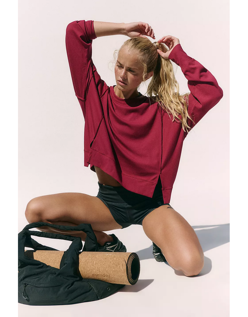 FREE PEOPLE MOVEMENT All My Love Long Sleeve in Brick