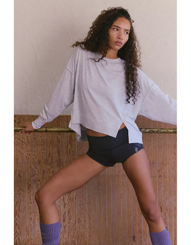 FREE PEOPLE MOVEMENT All My Love Long Sleeve in White Heather Grey
