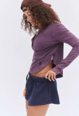 FREE PEOPLE MOVEMENT Cool Down Crew in Blackberry