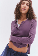 FREE PEOPLE MOVEMENT Cool Down Crew in Blackberry