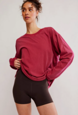 FREE PEOPLE MOVEMENT Hustle Layer in Brick
