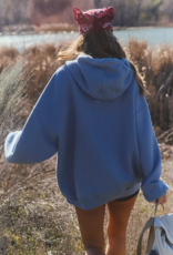 FREE PEOPLE MOVEMENT Final Call Logo Hoodie in Dark Slate