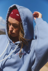 FREE PEOPLE MOVEMENT Final Call Logo Hoodie in Dark Slate