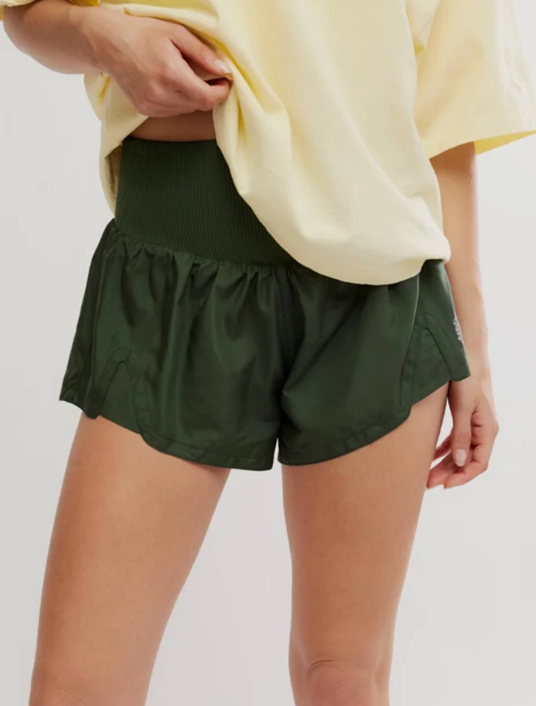 FREE PEOPLE MOVEMENT Carpe Diem Shorts in Ivy