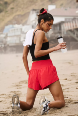 FREE PEOPLE MOVEMENT Carpe Diem Shorts in Red