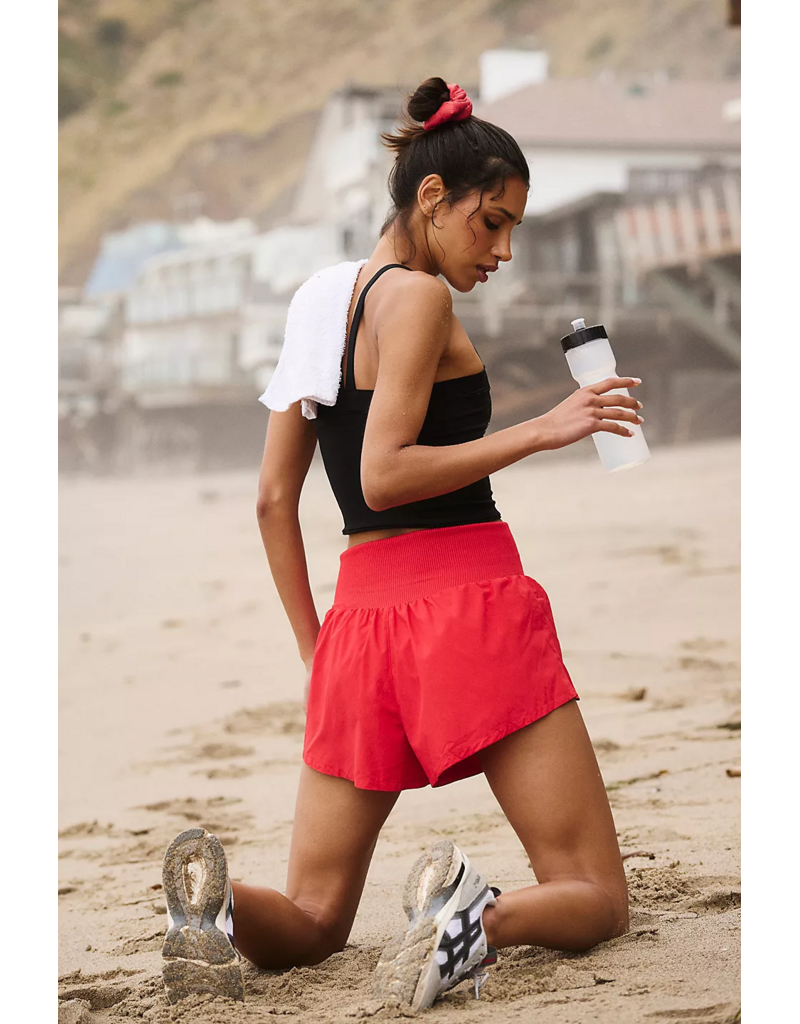 FREE PEOPLE MOVEMENT Carpe Diem Shorts in Red
