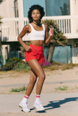 FREE PEOPLE MOVEMENT Carpe Diem Shorts in Red