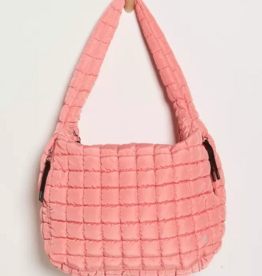 FREE PEOPLE MOVEMENT Quilted Caryall Tote Bag in Fruit Punch
