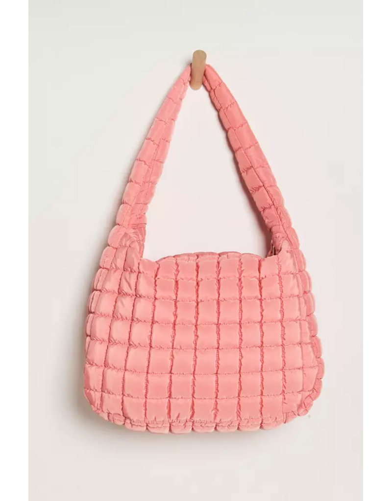 FREE PEOPLE MOVEMENT Quilted Caryall Tote Bag in Fruit Punch