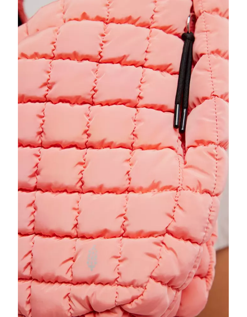 FREE PEOPLE MOVEMENT Quilted Caryall Tote Bag in Fruit Punch