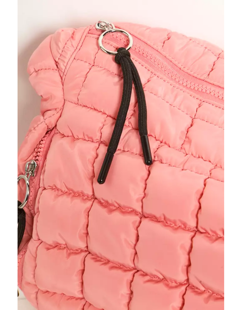FREE PEOPLE MOVEMENT Quilted Caryall Tote Bag in Fruit Punch