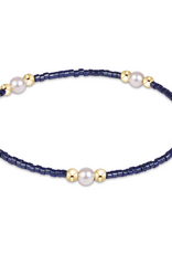 ENEWTON DESIGN Hope Purpose Pearl Bracelet in Navy/Gold