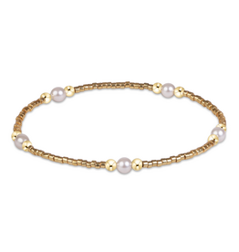 ENEWTON DESIGN Hope Purpose Pearl Bracelet in Gold Luster/Gold
