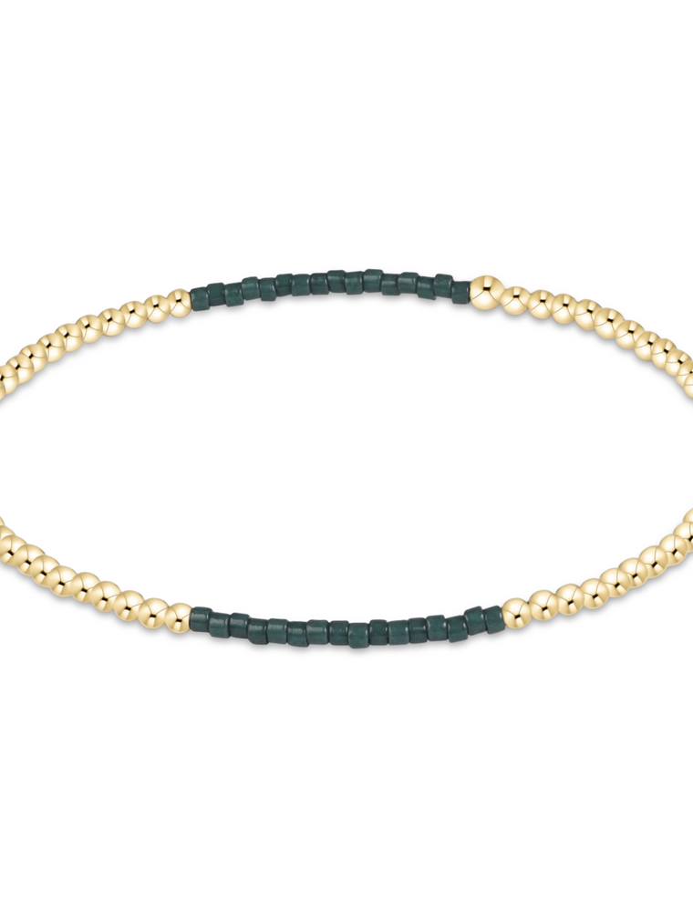 ENEWTON DESIGN Hope Blissful Bracelet in Dark Green/Gold