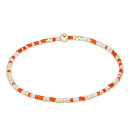 ENEWTON DESIGN Hope Unwritten Bracelet in Orange & White/Gold