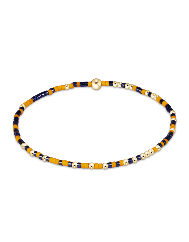 ENEWTON DESIGN Hope Unwritten Bracelet in Golden Yellow & Navy/Gold