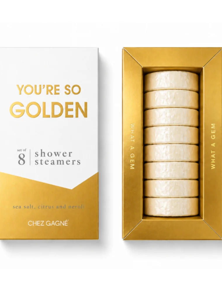 CHEZ GAGNE You're So Golden Shower Steamers