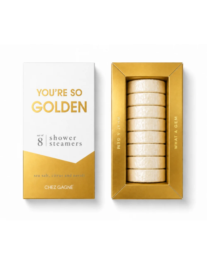 CHEZ GAGNE You're So Golden Shower Steamers