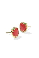 KENDRA SCOTT DESIGN Apple Stud Earrings in Gold