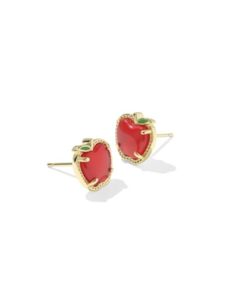 KENDRA SCOTT DESIGN Apple Stud Earrings in Gold