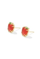 KENDRA SCOTT DESIGN Apple Stud Earrings in Gold